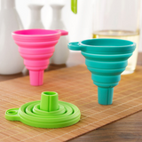 Silicone folding funnel