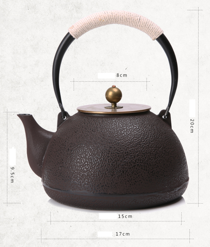 Round bag handmade iron pot