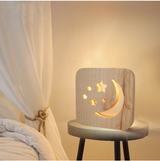 Craft home decoration wooden lamp table lamp - Minihomy