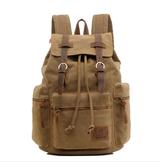 Men's Vintage Canvas Backpack - Minihomy