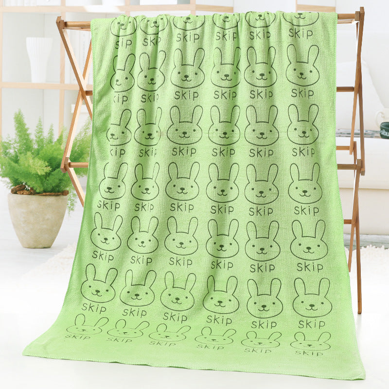 Bath towel beach towel cartoon print - Minihomy