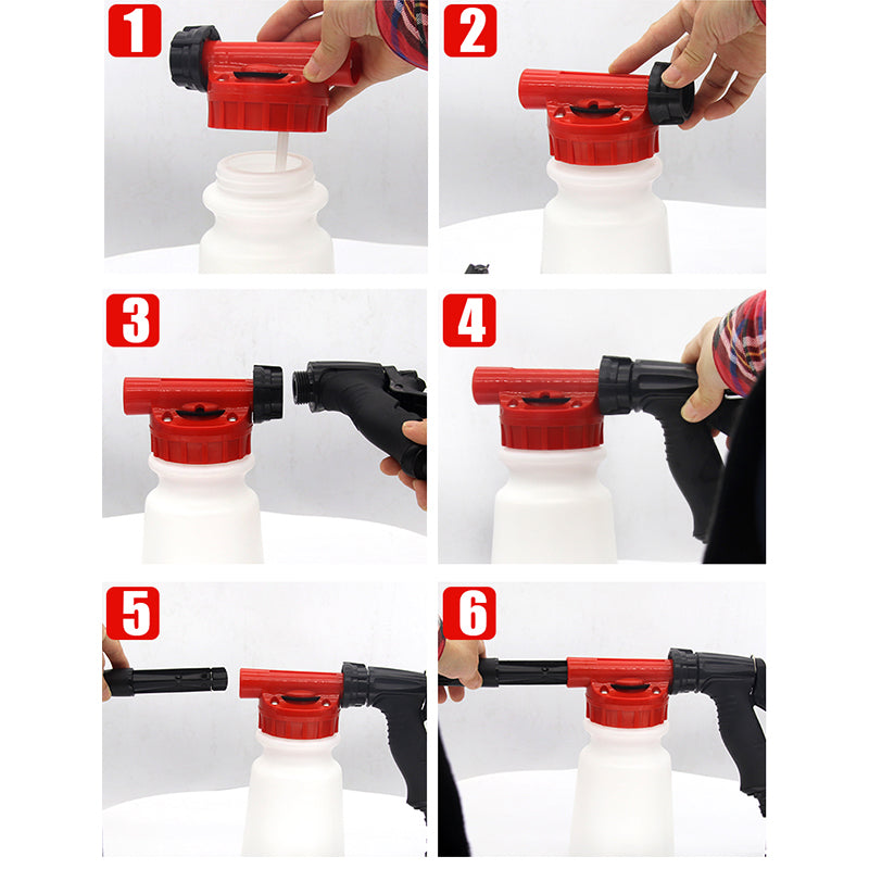 Foam pot high pressure water gun - Minihomy