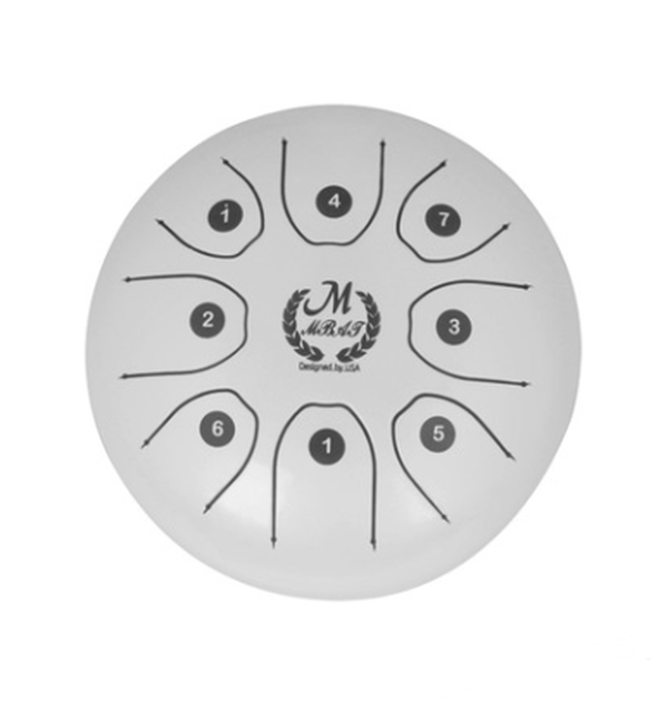 5.5 inch steel tongue drum Sanskrit drum - Minihomy