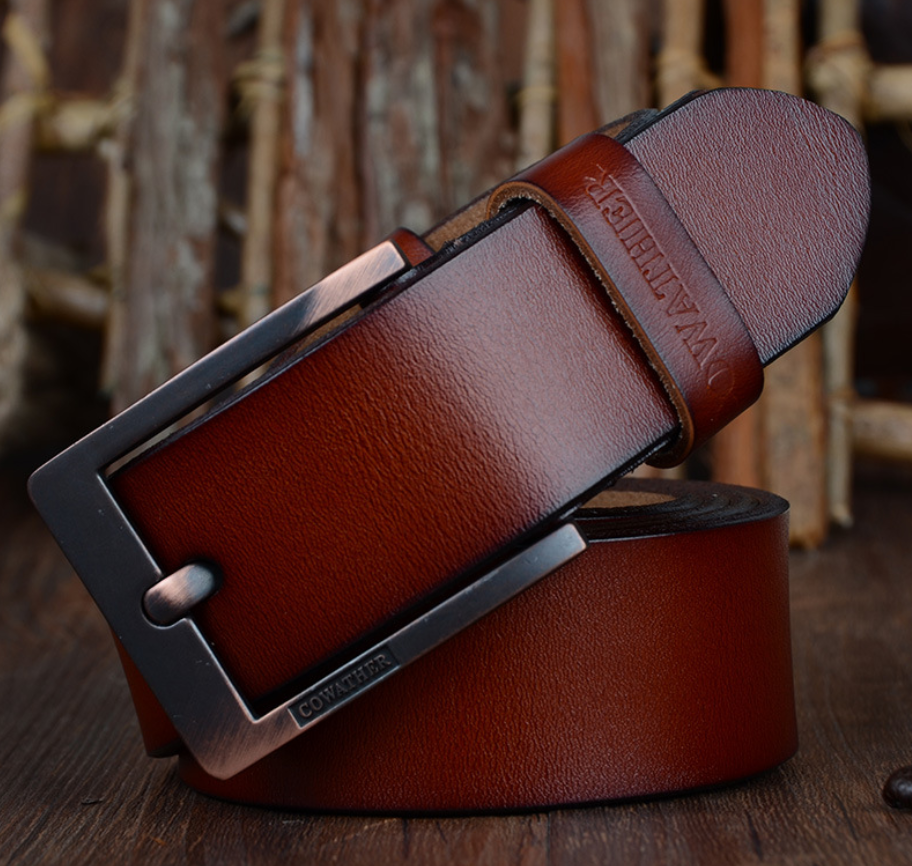 Genuine Leather Belt for Men - Durable & Stylish - Minihomy