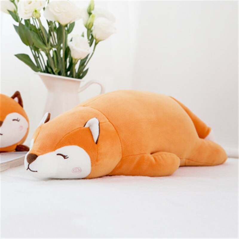 Cute Fluffy Fat Fox Plush Toy Stuffed Soft Animal Cartoon Pillow Lovely Gift For Girlfriend Children Toys - Minihomy