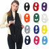 Pocket Scarf Solid Color Unlimited Bib Storage Zipper Pocket Bib - Minihomy