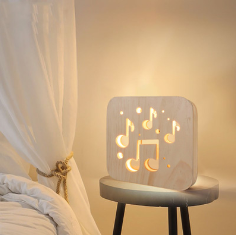 Craft home decoration wooden lamp table lamp - Minihomy