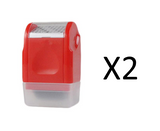 Mini Roller stamp self-Inking Stamp Messy Code Security Identity Theft Protection Seal - Minihomy