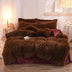 Duvet Cover Queen King Winter Warm Bed Quilt Cover Pillowcase Fluffy Plush Shaggy Bedclothes Bedding Set - Minihomy