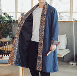 Casual Stitching Printed Linen Cloak Windbreaker: Your Ultimate Youth Fashion Statement - Minihomy