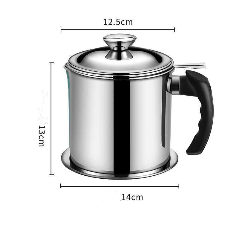 Household 304 Stainless Steel Oil Filter Pot - Minihomy