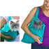 Portable Foldable One-Shoulder Messenger Oxford Cat Backpack For Travel - Minihomy