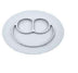 Children's meal pad with silicone smiling face plate - Minihomy