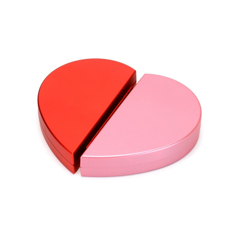 3D Love Box Heart-shaped Rose Flower Rotating Ring Box - Minihomy