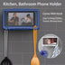 Bathroom Waterproof Mobile Phone Case Punch-free Wall-mounted Touch Screen - Minihomy