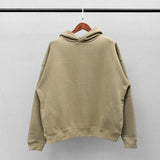 Classic Solid Color High Street Plus Fleece Hooded Sweater Men - Minihomy