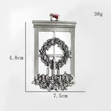 Metal Snowman Pendant Christmas Home Decoration - Minihomy