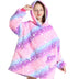 Lazy Sleeping Blanket Love Children's Cold-proof Warm Clothes Hooded - Minihomy