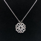 Heart-to-heart Four-leaf Clover Necklace - Minihomy