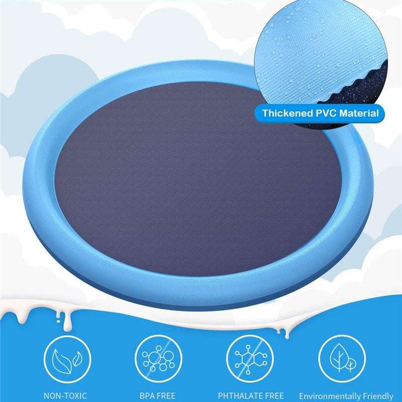 Kid Pet Simulation Sea Level Outdoor Inflatable Splash Mat Water Spray Game pad - Minihomy