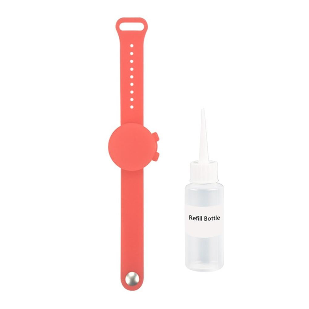 Outdooor Silicone Wristband Hand Sanitizer Disinfectant Bracelet - Minihomy