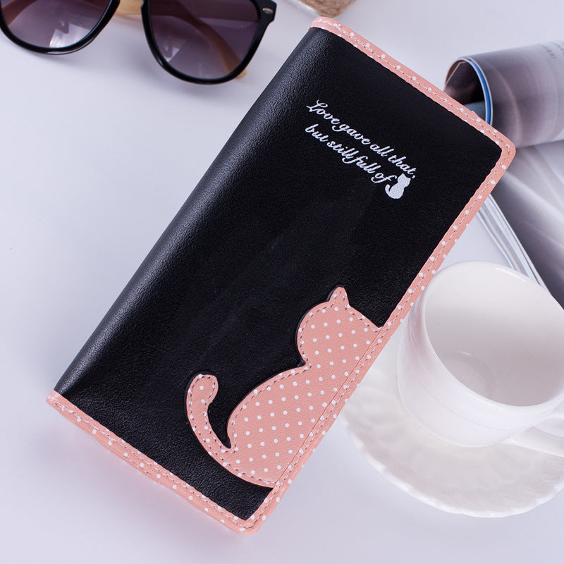 High Quality Cat Cartoon Creative Female Card Holder women's wallet - Minihomy