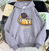 Creative Personality Pattern Hooded Sweater - Minihomy