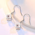 Crystal zircon cube clavicular chain woman - Minihomy