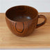 Handle coffee wooden cup whole wood cup - Minihomy