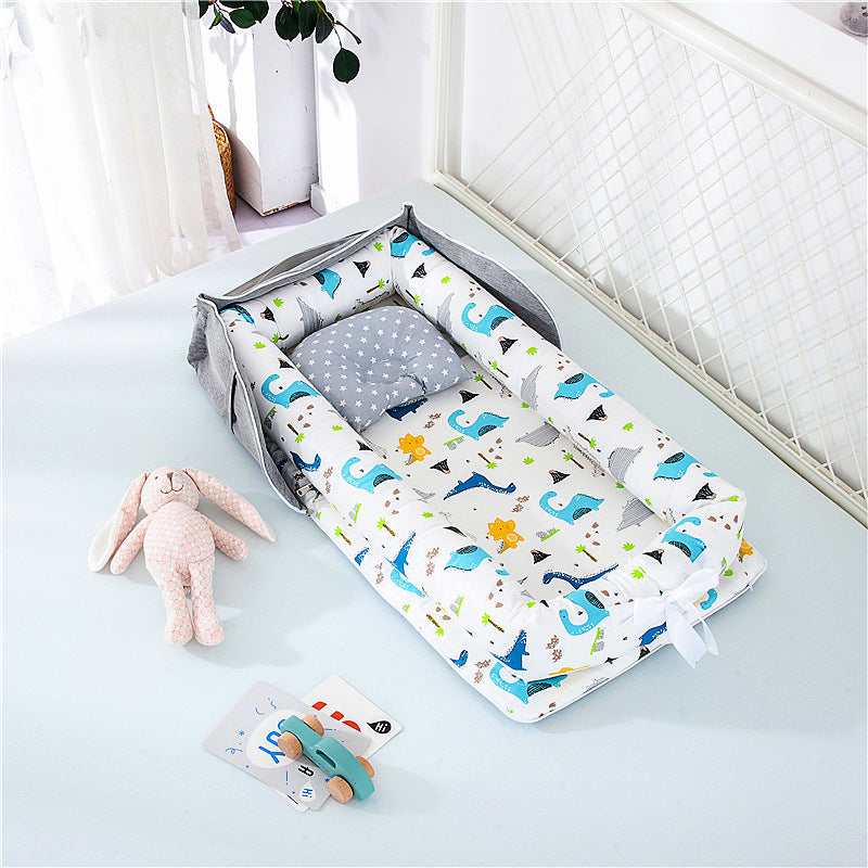 Cotton Portable Baby Crib Newborn Foldable - Minihomy