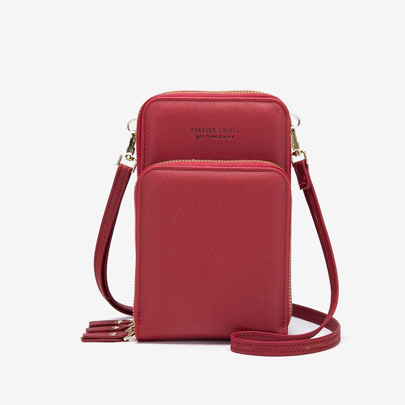 Crossbody Bag Women Tri-fold Pockets Phone Bags - Minihomy