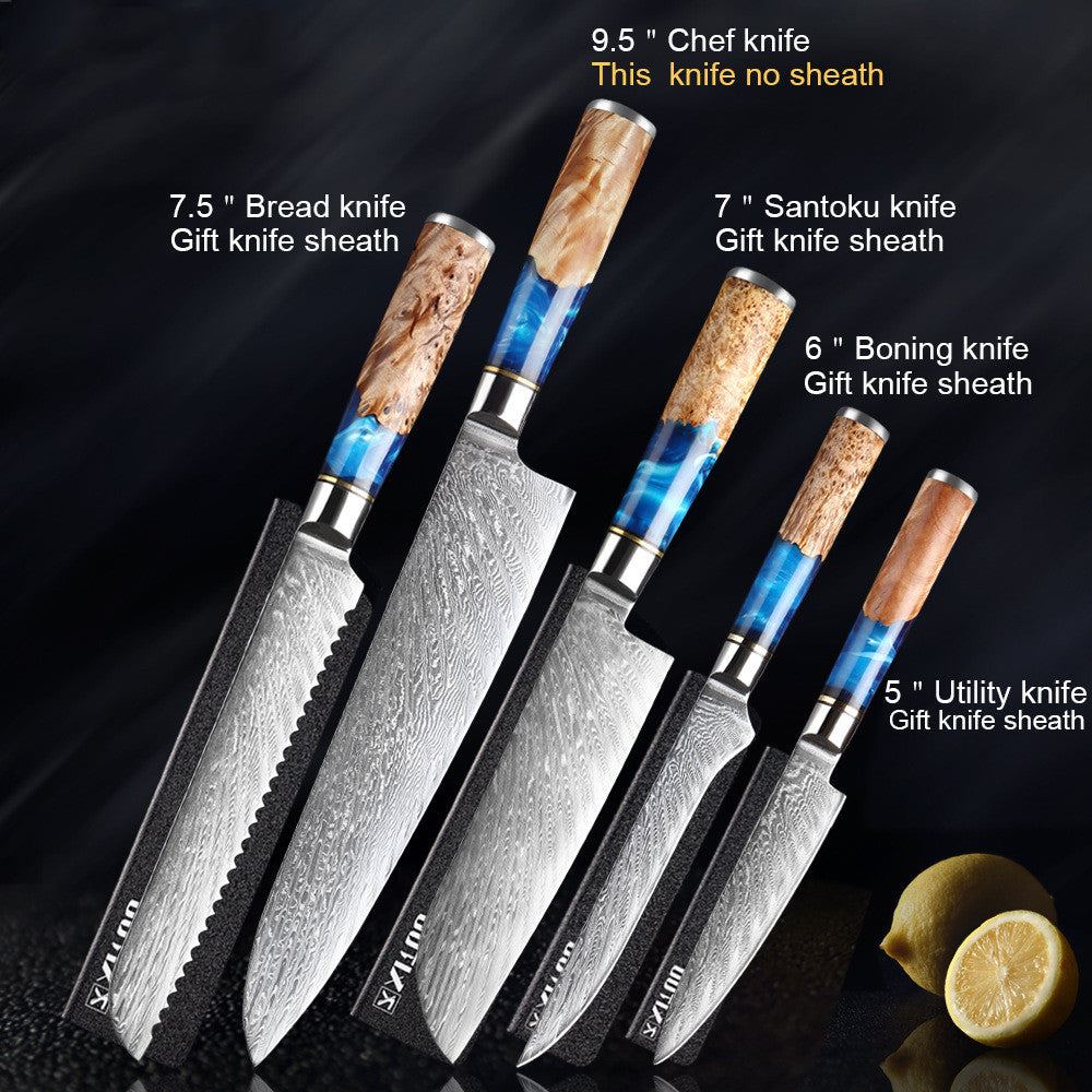 Kitchen Knife Set: Chef's Knife, Meat Chopping Knife - Minihomy