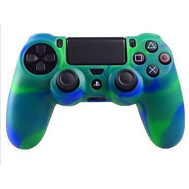 Camouflage Silicone Anti-Slip High Quality Protective Skin Case Green Style Joystick Case For PS4 Controller - Minihomy