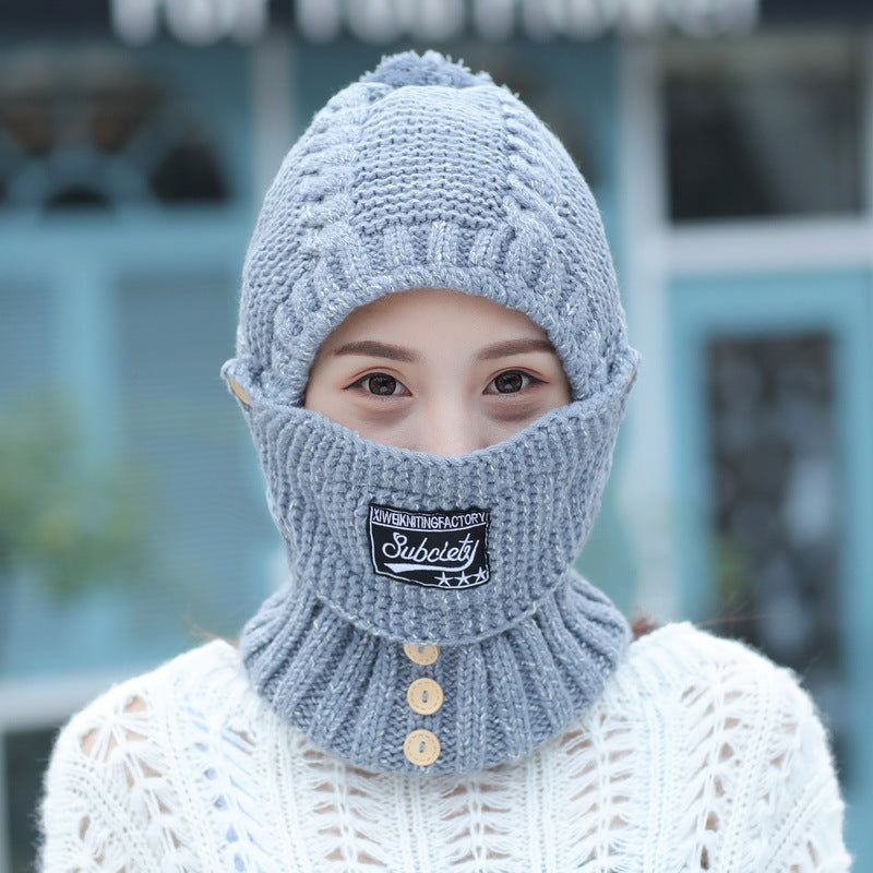 Wool Fleece Lei Feng Hat Windproof And Warm Winter Body Keep Warm