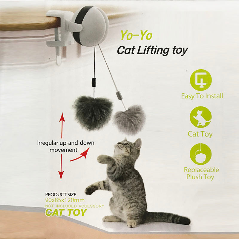 Funny Electric Cat Toy Lifting Ball Cats Teaser Toy - Minihomy