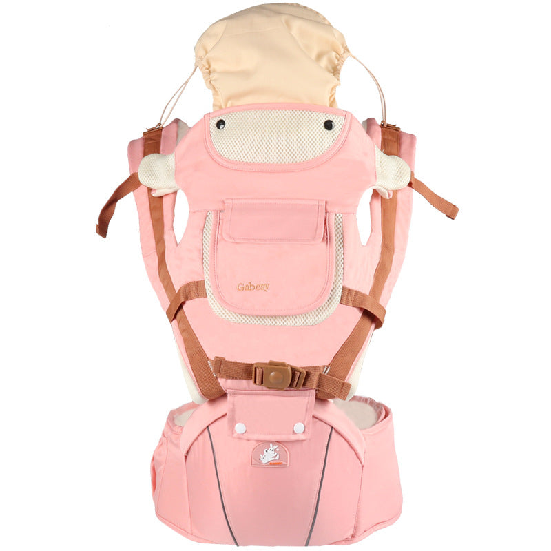 Multifunctional breathable baby carrier ergonomic baby slingshot adjustable belt newborn baby travel strap mother waist back stool - Minihomy