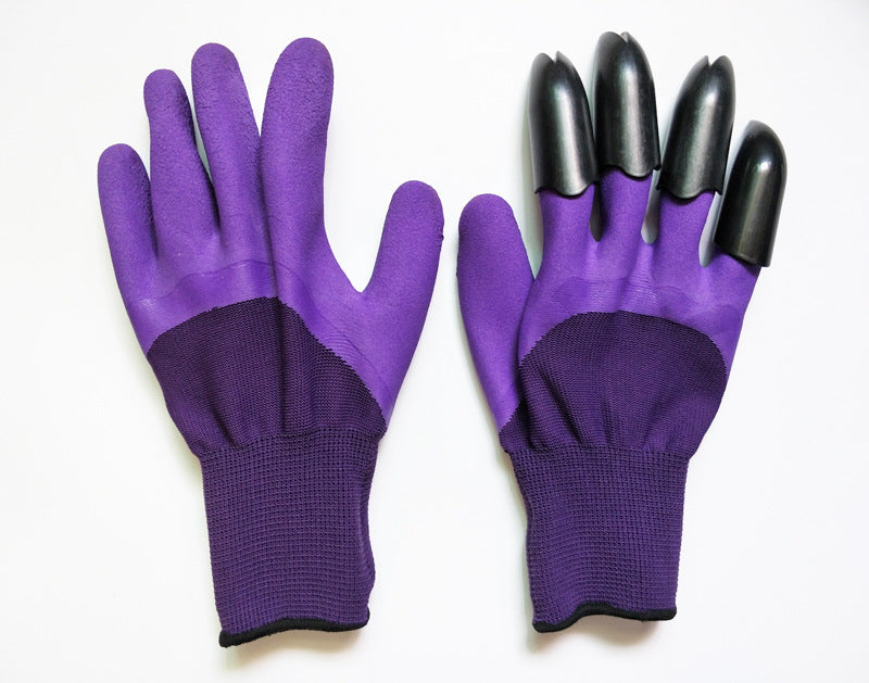 Labor Insurance Digging Gloves Double Angle Split Garden Planting Gloves - Minihomy