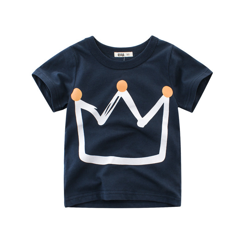 Summer Boys' Short Sleeve T-shirt Children's T-shirt