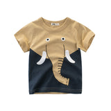 Child short sleeve t-shirt boy half sleeve - Minihomy