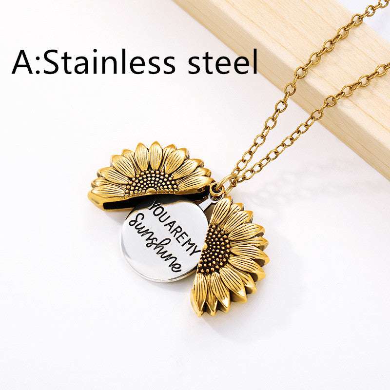 Double-sided Alloy Flower Short Clavicle - Minihomy