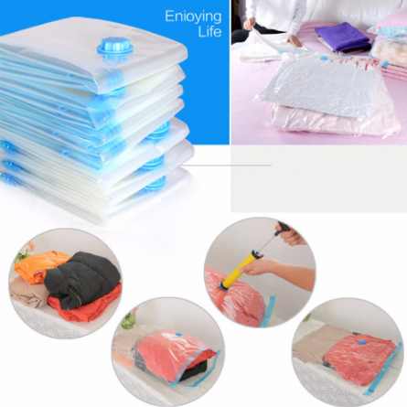 Vacuum Bag Storage Bag Transparent Border Foldable Extra Large Compressed Organizer Saving Space Seal Bags Organizer