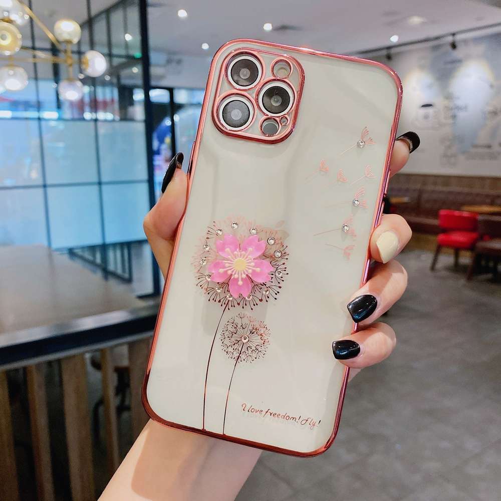 Luxury 3D Cute Flower Spin Stand Holder Phone Case - Minihomy