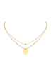 Double layered necklace women - Minihomy