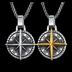 Men's Sailor Cross Alloy Pendant Necklace - Personality Jewelry - Minihomy