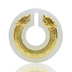 Ping An Buckle Gold Inlaid Double Dragon Jade Pendant - Minihomy