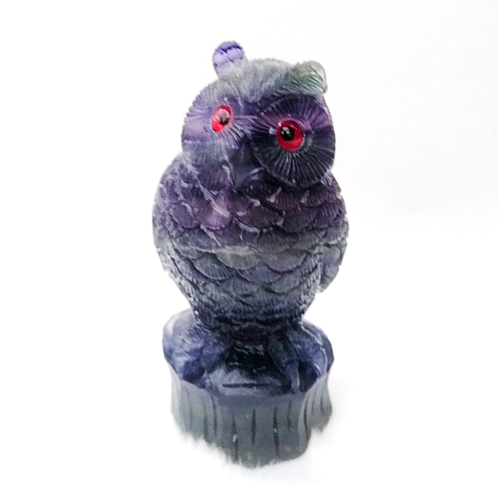 Daxiao Night Owl Hand Carved Ornaments - Minihomy