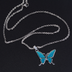 Butterfly Thermochromic Necklace O-Shaped Stainless Steel Necklace - Minihomy