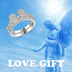 Angel Wings Gift For Women 925 Sterling Silver Cute Animals Ring Jewelry For Women - Minihomy