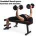 Multifunctional Adjustable Supine Board Fitness Equipment Folding Dumbbell Bench - Minihomy