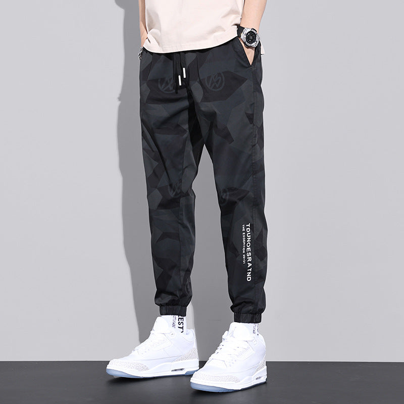 Camouflage Overalls Men's Trendy Brand Loose-fitting Casual Pants - Minihomy